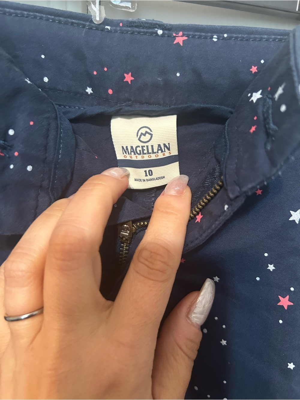 Magellan Outdoors Navy Star-Print Shorts - Picture 3 of 3